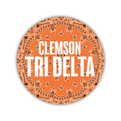 Delta Delta Delta-Game Day Buttons and Stickers