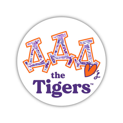 Delta Delta Delta-Game Day Buttons and Stickers
